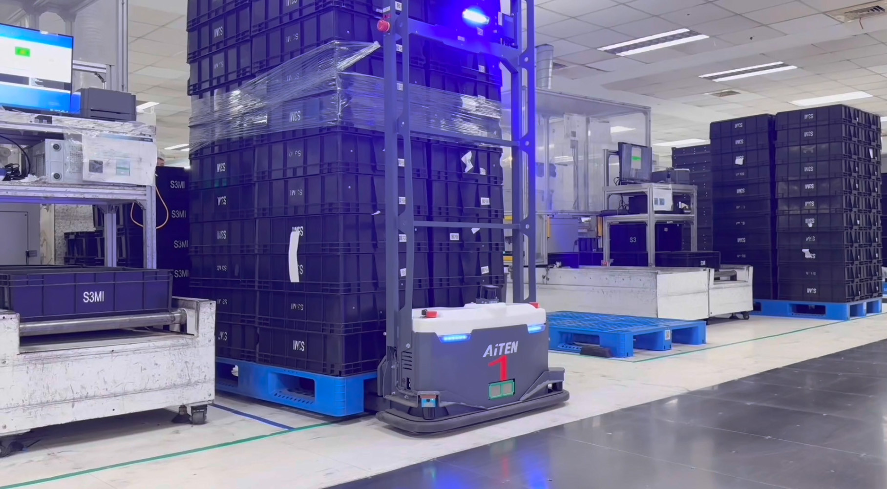 ​AGV无人叉车的应用：AiTEN 350vip浦京集团官网如何赋能工厂内部物流